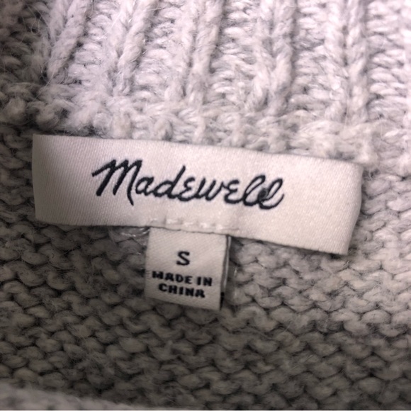 Madewell Dreamer Sweater Alpaca Knit Long Sleeve Boho Trendy Chunky Keaton - Picture 2 of 9